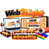 Leuchtkasten einseitig Tiefe 8cm