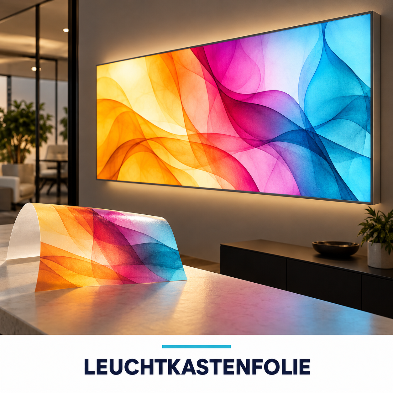 Anwendungsbeispiel Leuchtwerbung